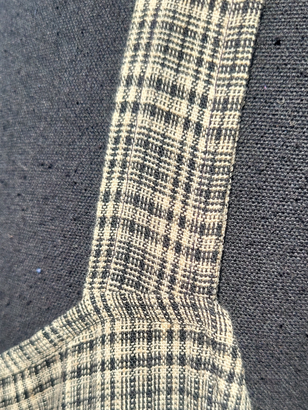 Vintage 90s Plaid Overall Maxi Dress With Side Button Detail - Picture 13 of 16